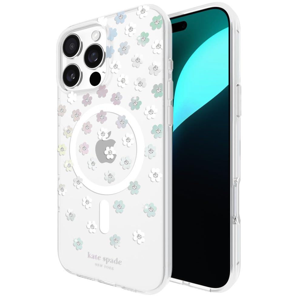 ケイトスペード iPhone16Pro Scattered Flowersケース Amazon.com: Kate Spade New York iPhone 16 Pro Max Case